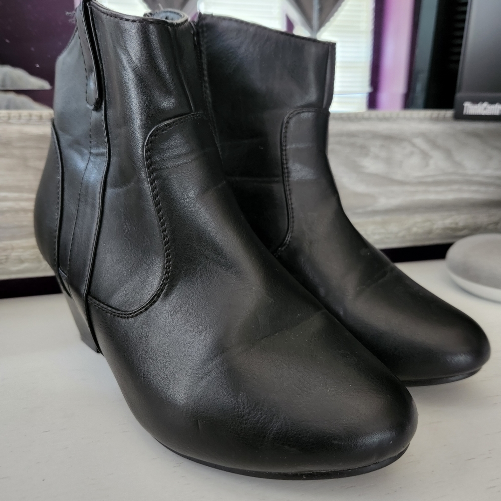 Torrid size 8w Black Heel Booties